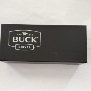 Buck Knives box end label for 110 Slim Pro TRX Oil Slick limited edition