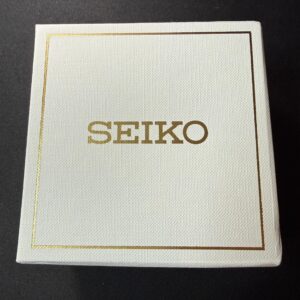 Seiko SRPK61 Presage 60th Anniversary Limited Edition outer packaging box with Seiko branding