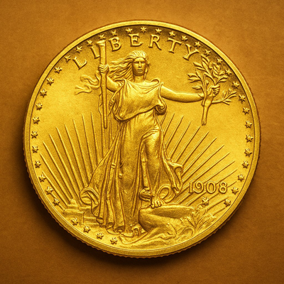 Gold American Buffalo coin, 1 oz fine gold collectible
